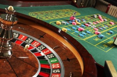 Roulette wheel on mpo234 live studio